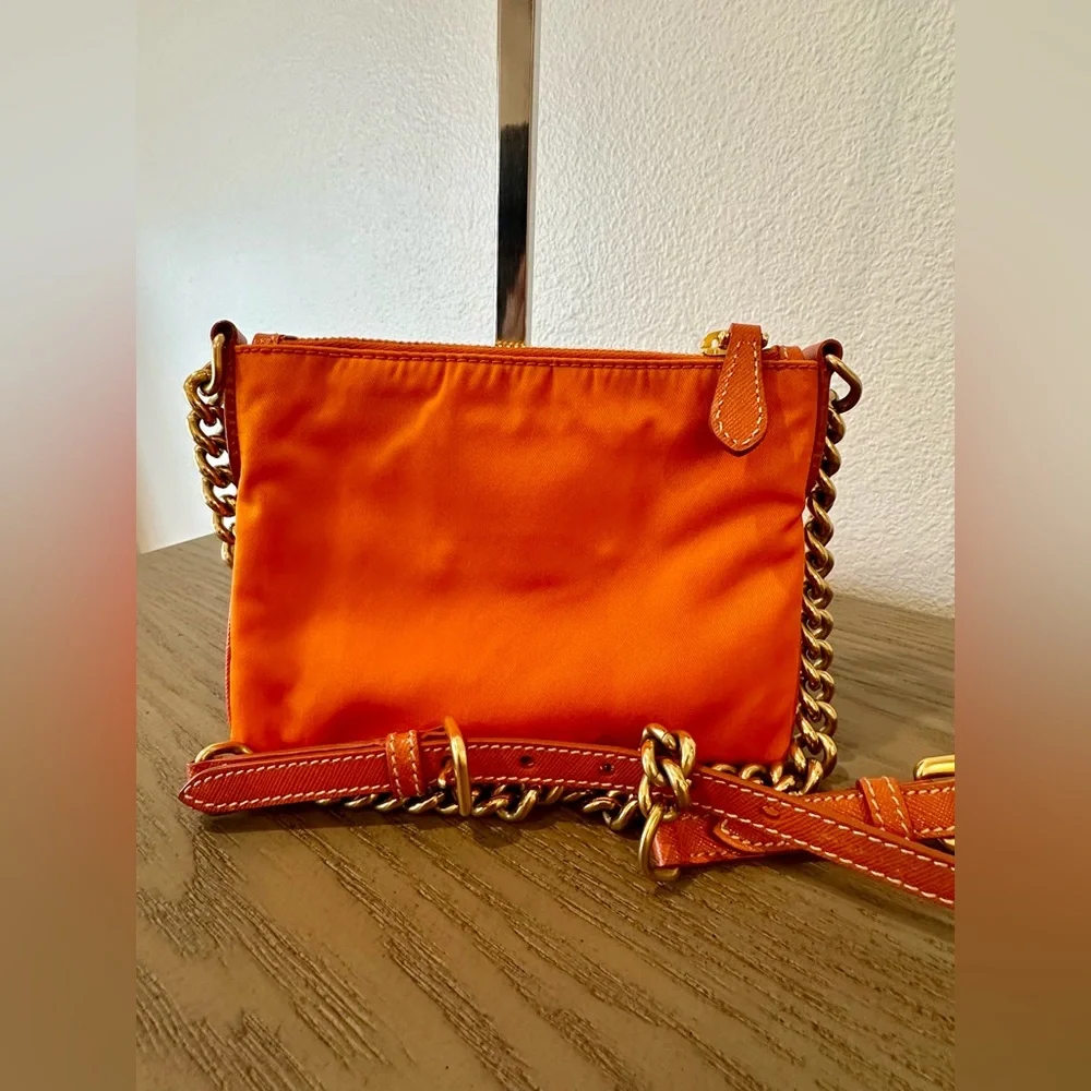 *SOLD* Prada Bandoliera Tessuto Oro Crossbody Bag W/ COA - Picture 8 of 17